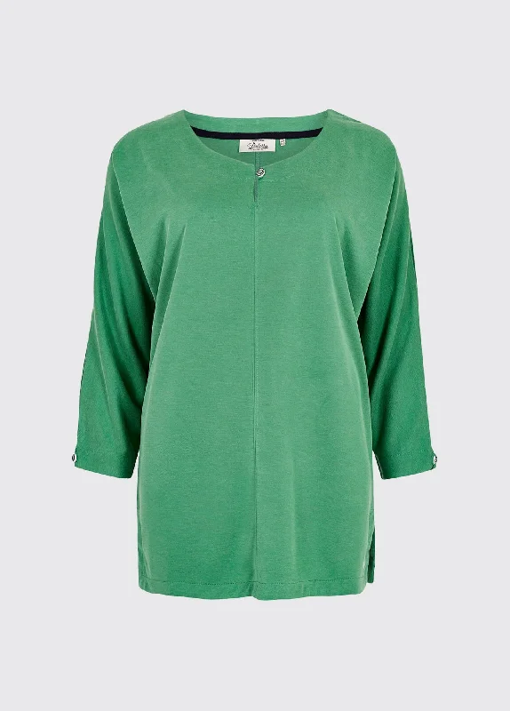 Mountlucas 3/4 sleeve Top - Kelly Green