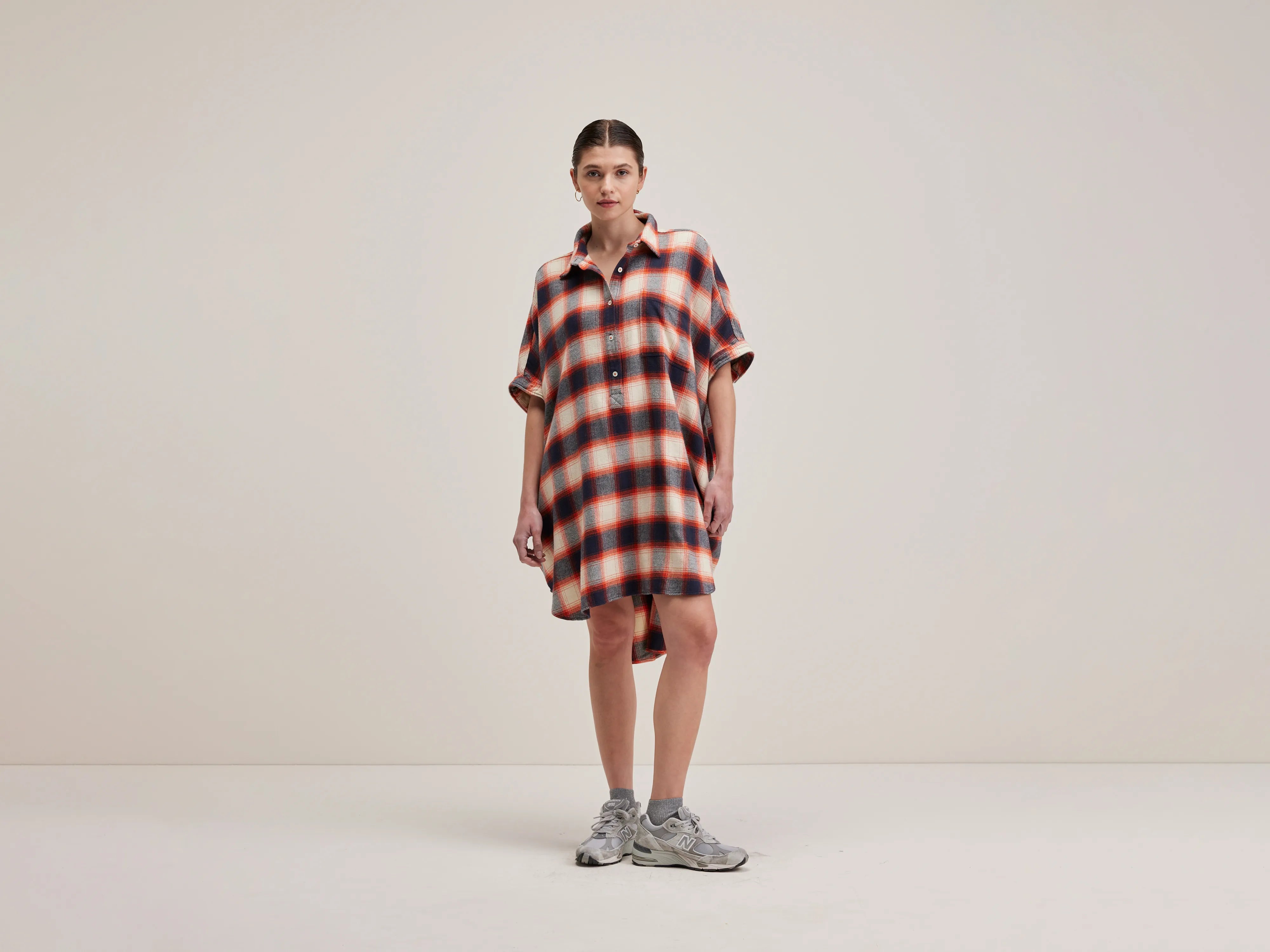 Glenn shirt dress (242 / W / CHECK G)