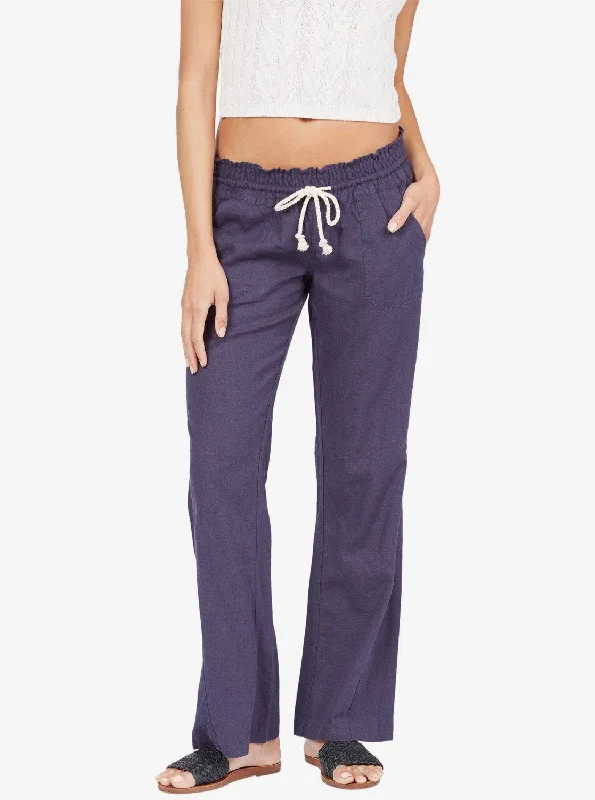 Oceanside Flared Pants - Mood Indigo