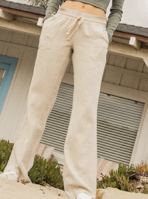 Oceanside Flared Pants - Stone