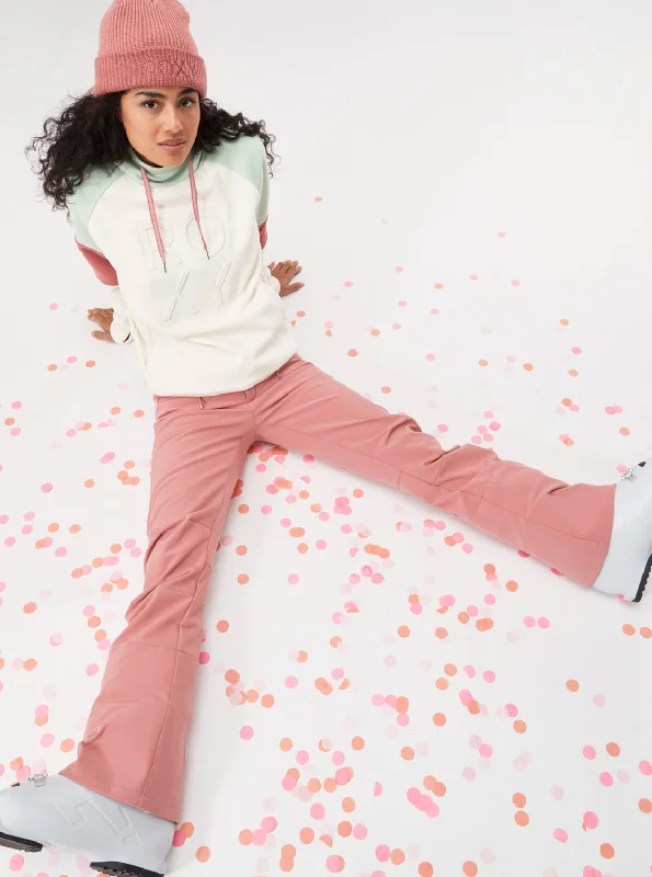 Rising High Technical Snow Pants - Dusty Rose