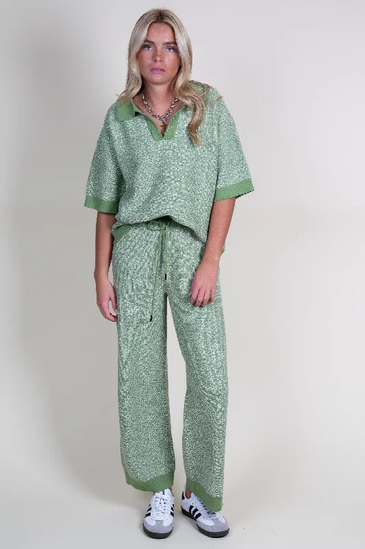 SANCIA | The Tawny Knit Pants - Mint