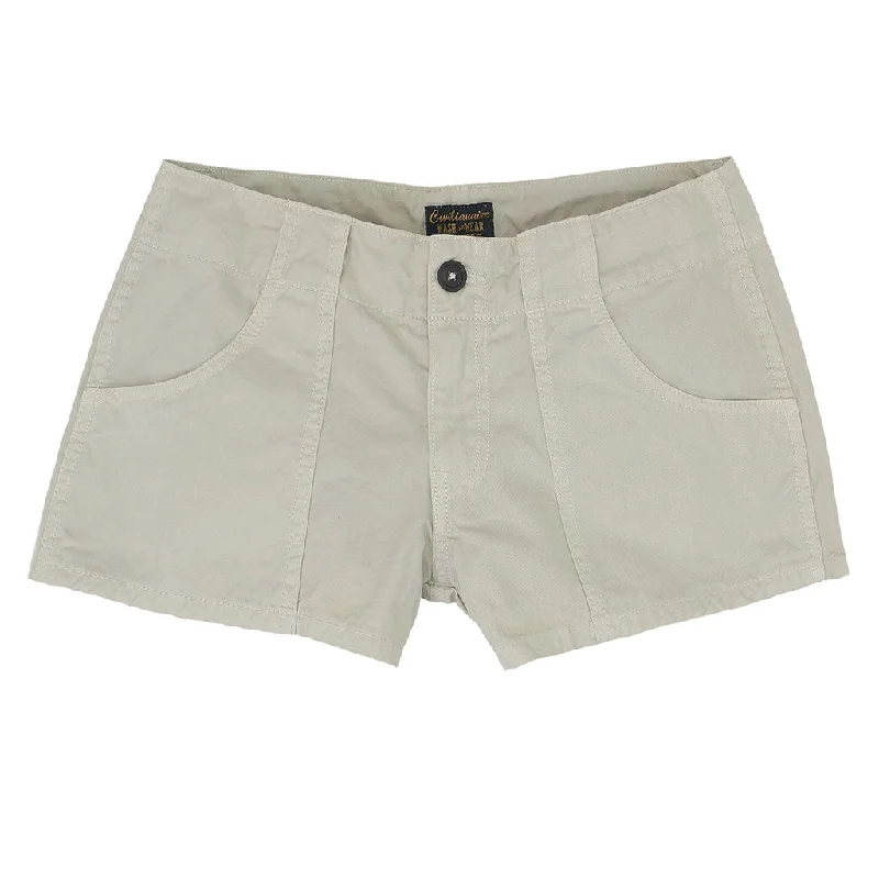 Twill Cotton Mili 4 Pockets  Short - Ash