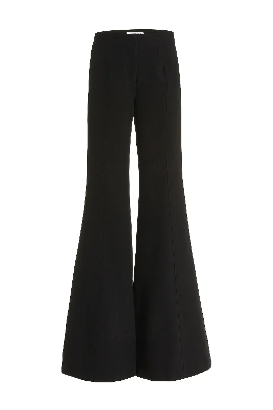 Vita Pant in Black Double-Face Wool Crepe