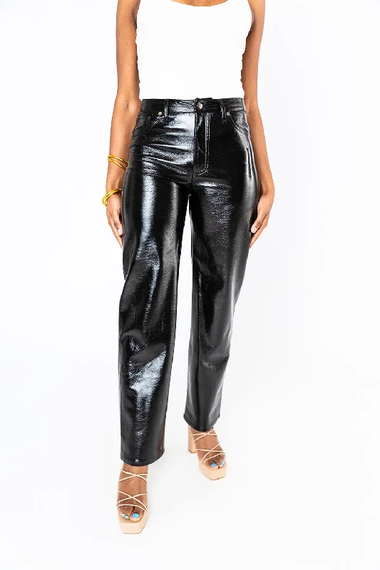 Yara Straight Leg Pants - Black