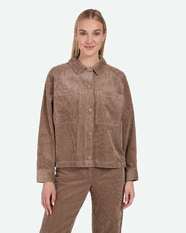 Olena 9133 Overshirt - Pine Bark