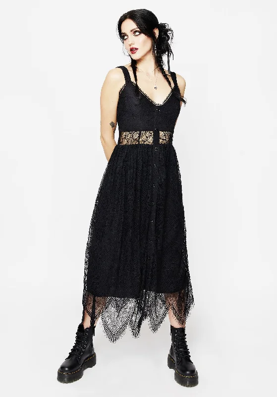 Poltergeist Lace Midaxi Dress