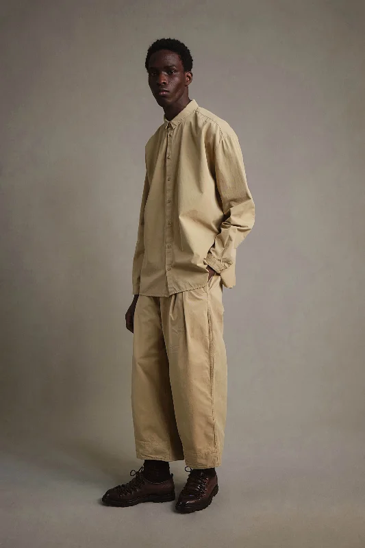 THE DRAUGHTSMAN SHIRT / FINE CANVAS SAND