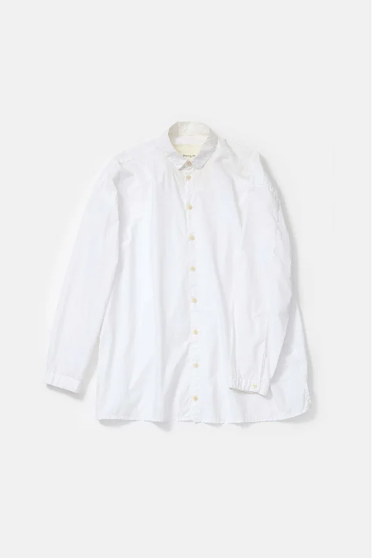 THE DRAUGHTSMAN SHIRT / POPLIN CHALK