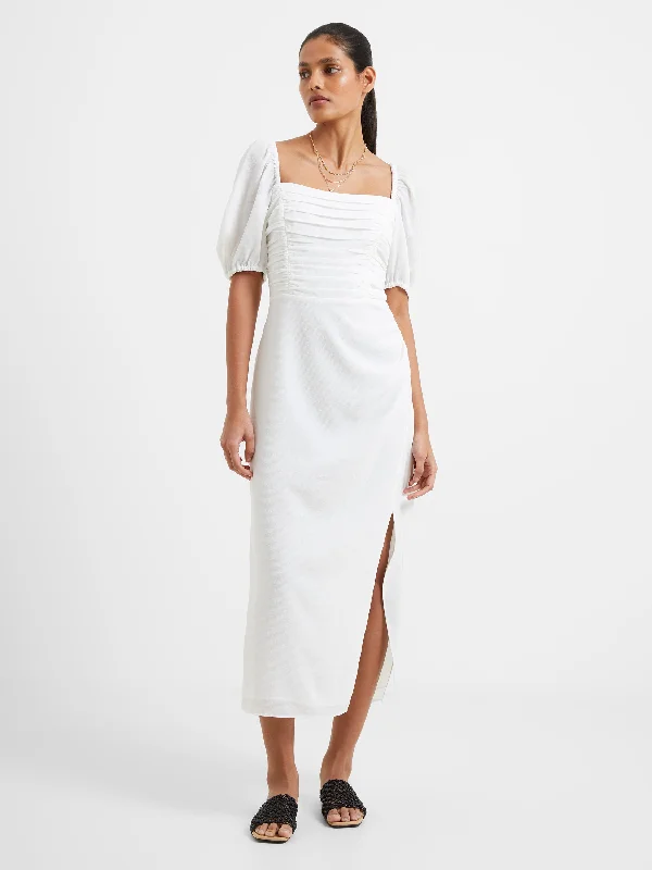 Afina Verona Ruched Midi Dress