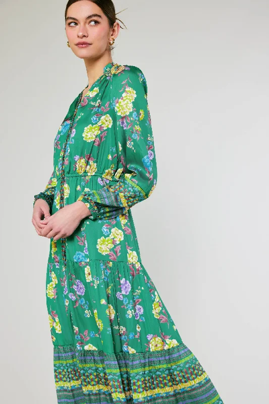 GREEN FLORAL MLT