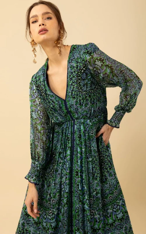 Hale Bob - Jennifer Long Sleeve Maxi Dress