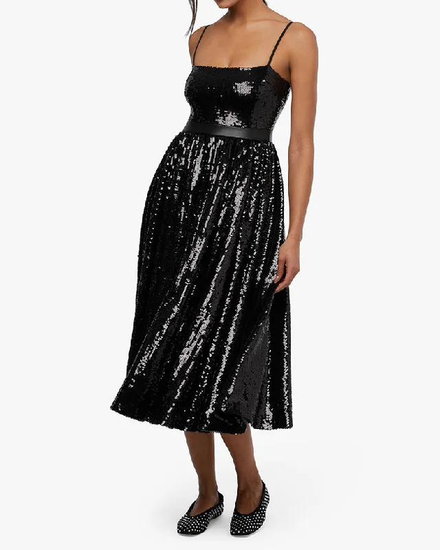 Sequin Midi Dress