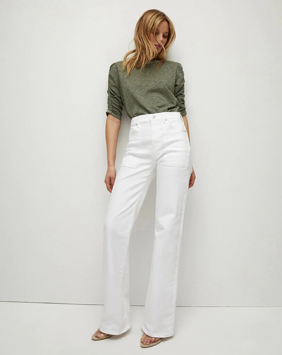 Crosbie Wid Leg Pant - White