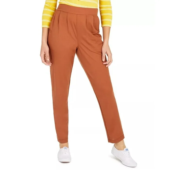 Indigo Rein Juniors' Pull-On Pants Orange Size Medium