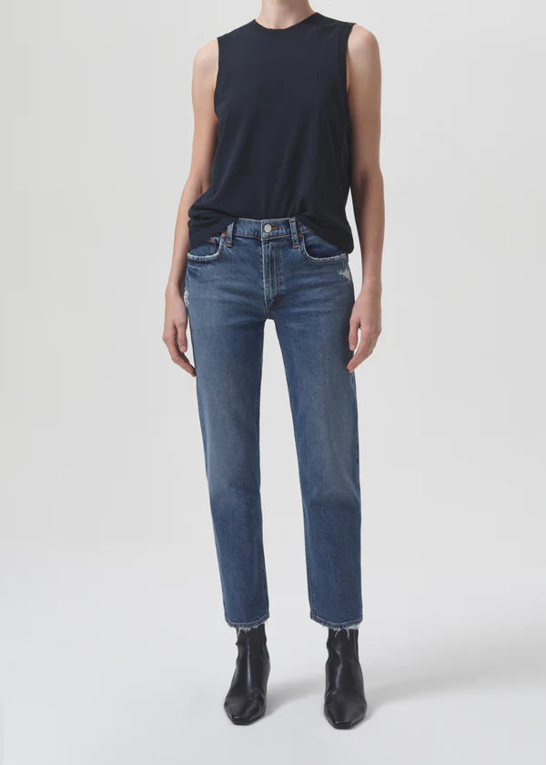 Kye Mid Rise Straight Crop - Notion