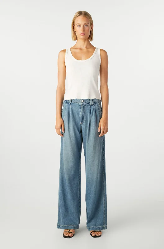 Matilda Wide Leg Trouser - Skipper