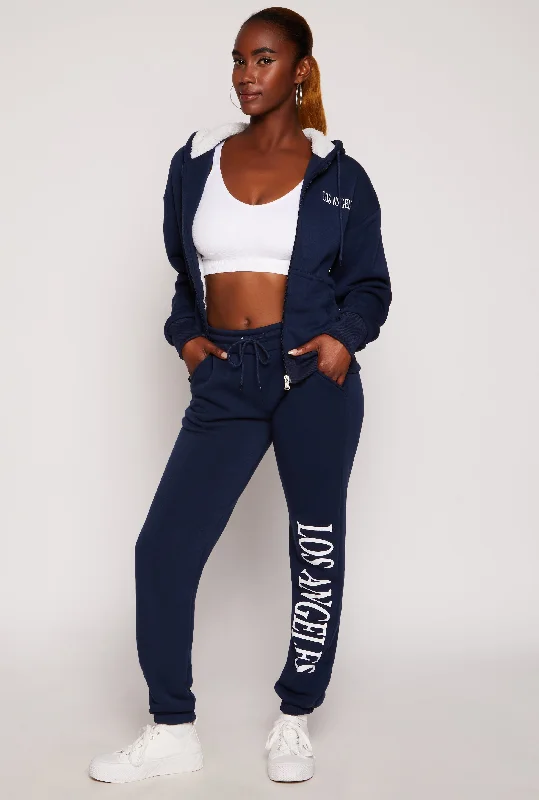 City Graphic Drawstring Joggers