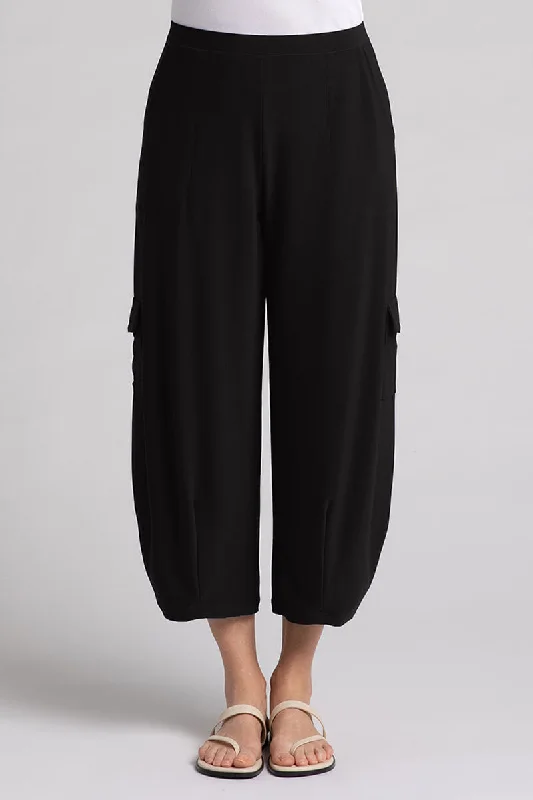 Safari Narrow Lantern Pant | Black